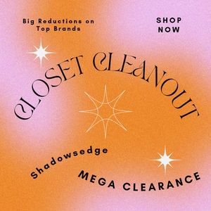 CLOSET CLEANOUT! SALE!